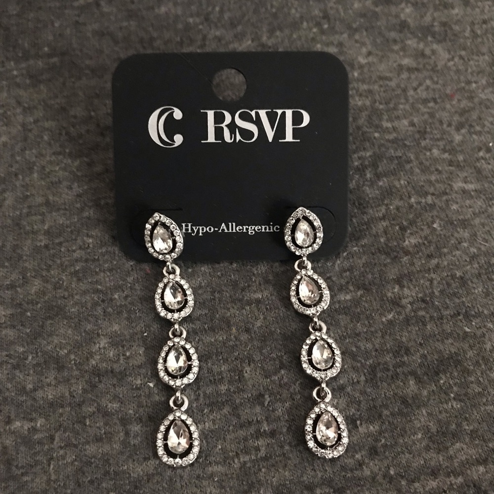 Never Worn Diamond Earrings